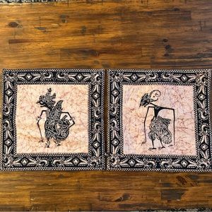 Sida Mukti Folksy Folk Art Bohemian Pillow Cases / Shams